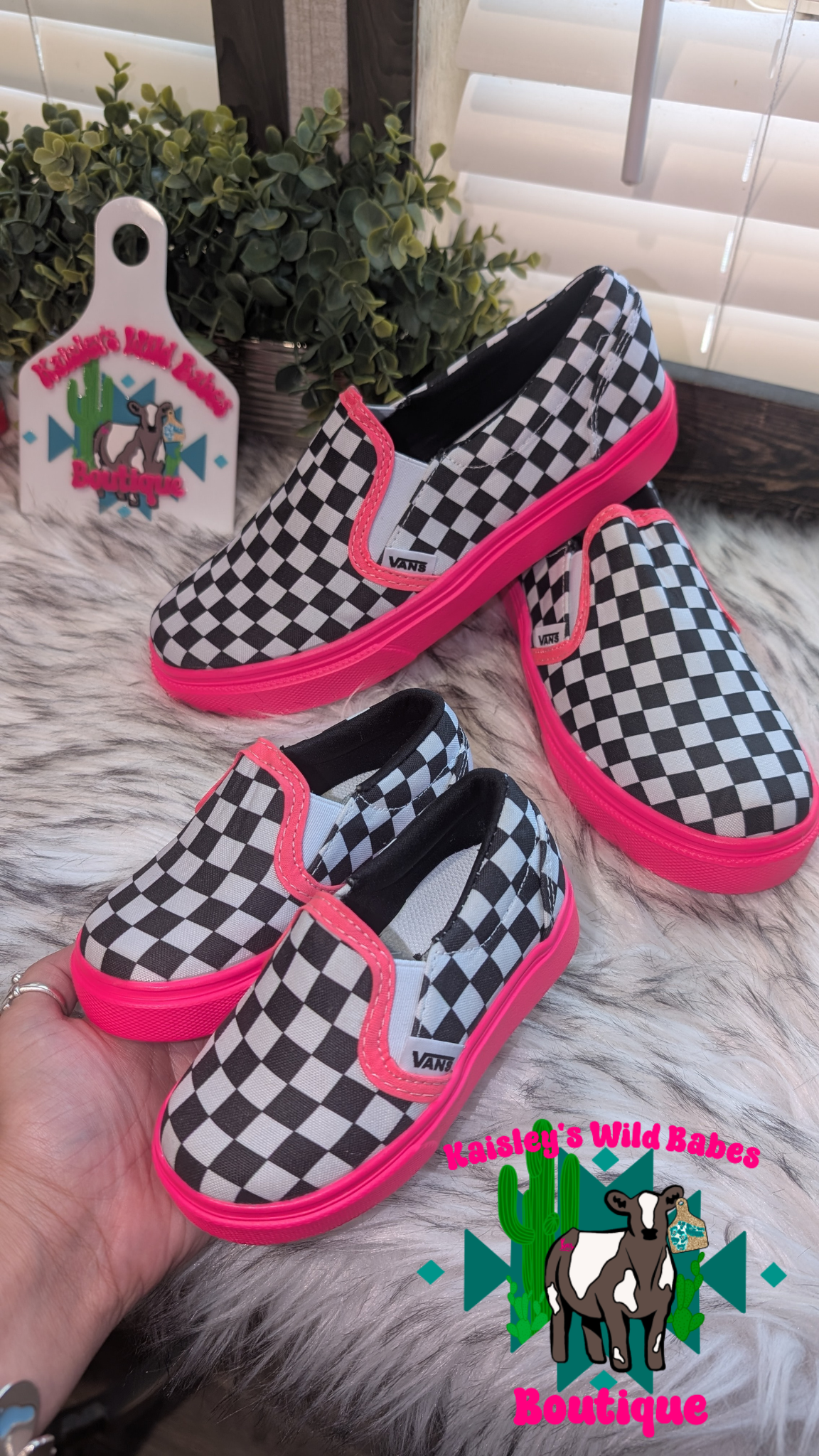 Checker shoes