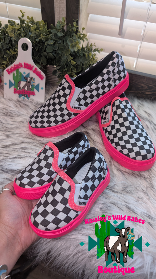 Checker shoes