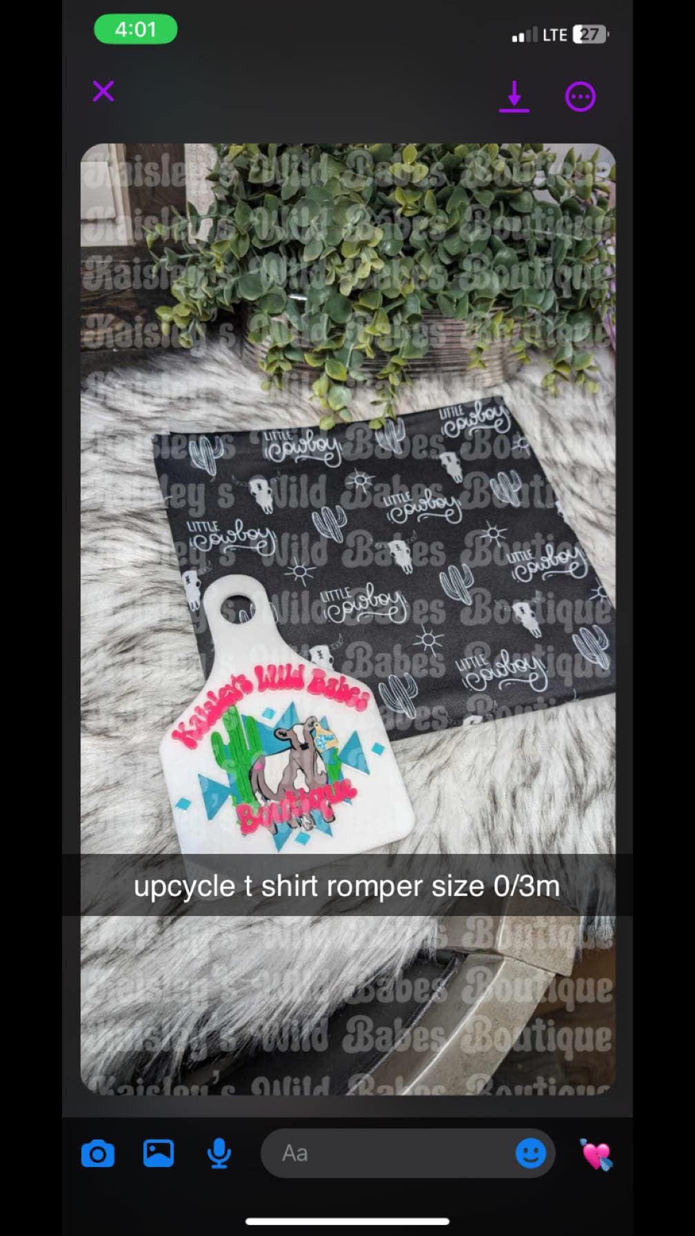 0/3 Upcycle tshirt romper